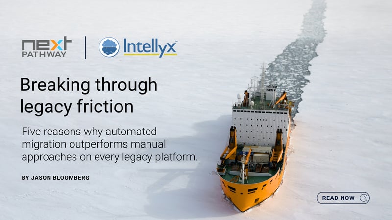 Five Reasons why Next Pathway is Better than a Box of Consultants for Legacy Data Migration